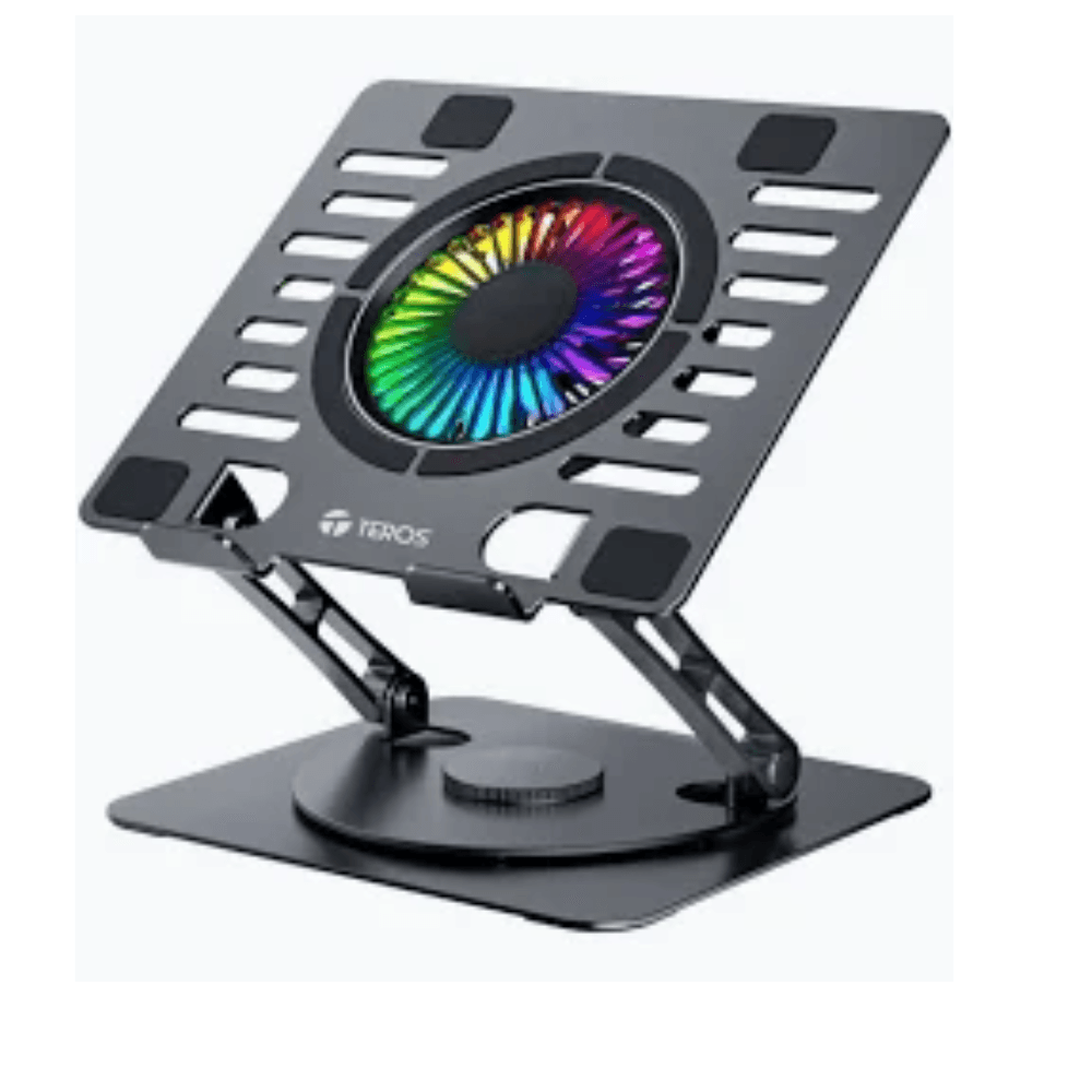 Cooler Aluminio para Laptop Teros TE-7132N 360 RGB hasta 15.6