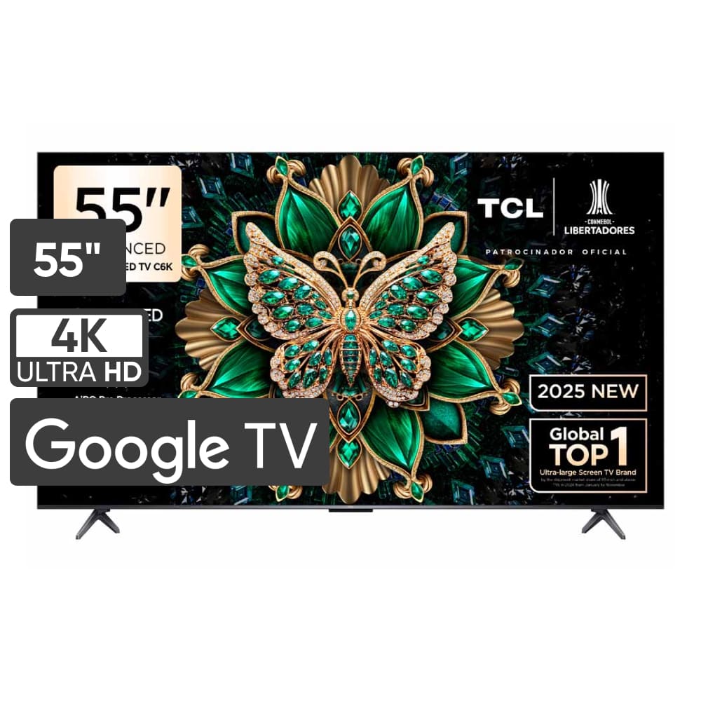 Televisor TCL MiniLed 55"" UHD 4K Smart TV 55C6K