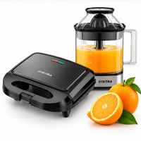 Combo Practika Exprimidor citrus force  Más sandwichera Panini grill