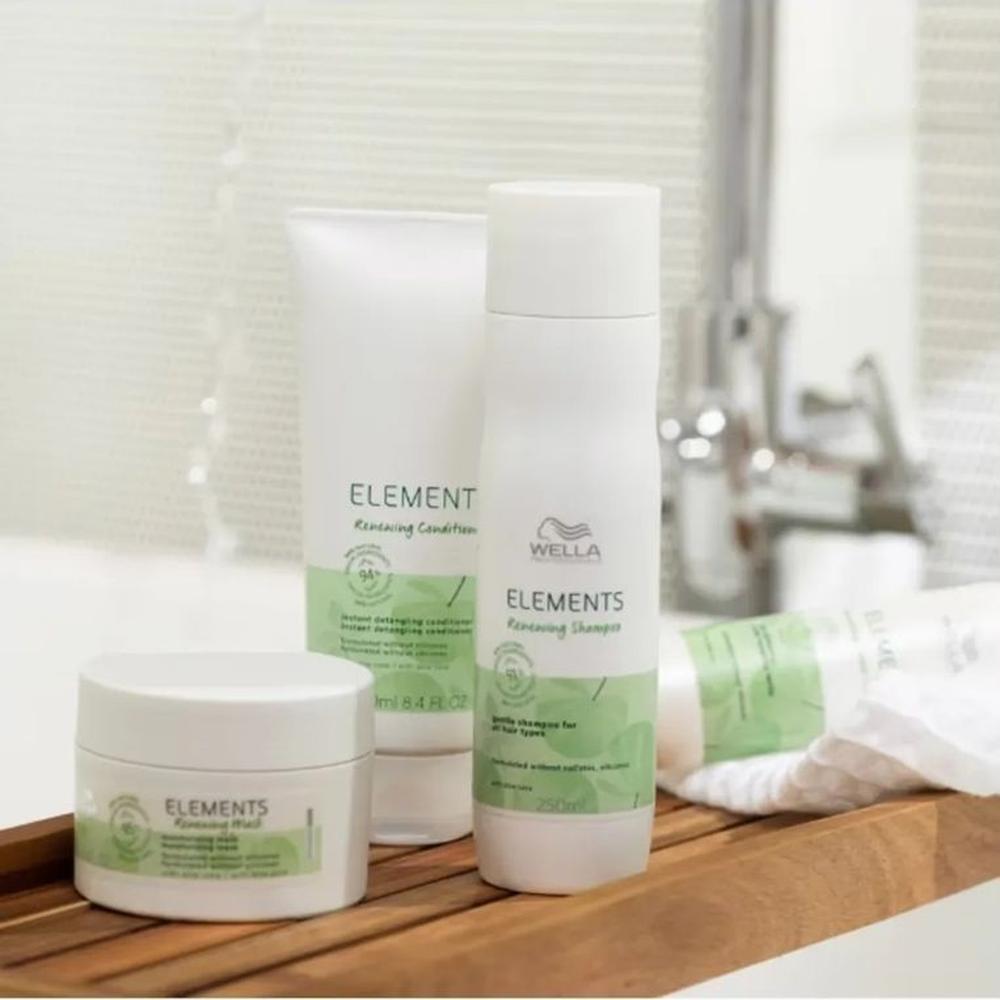 Shampoo Renovador Sin Sulfato Wella Elements Renewing 250ml - Promart