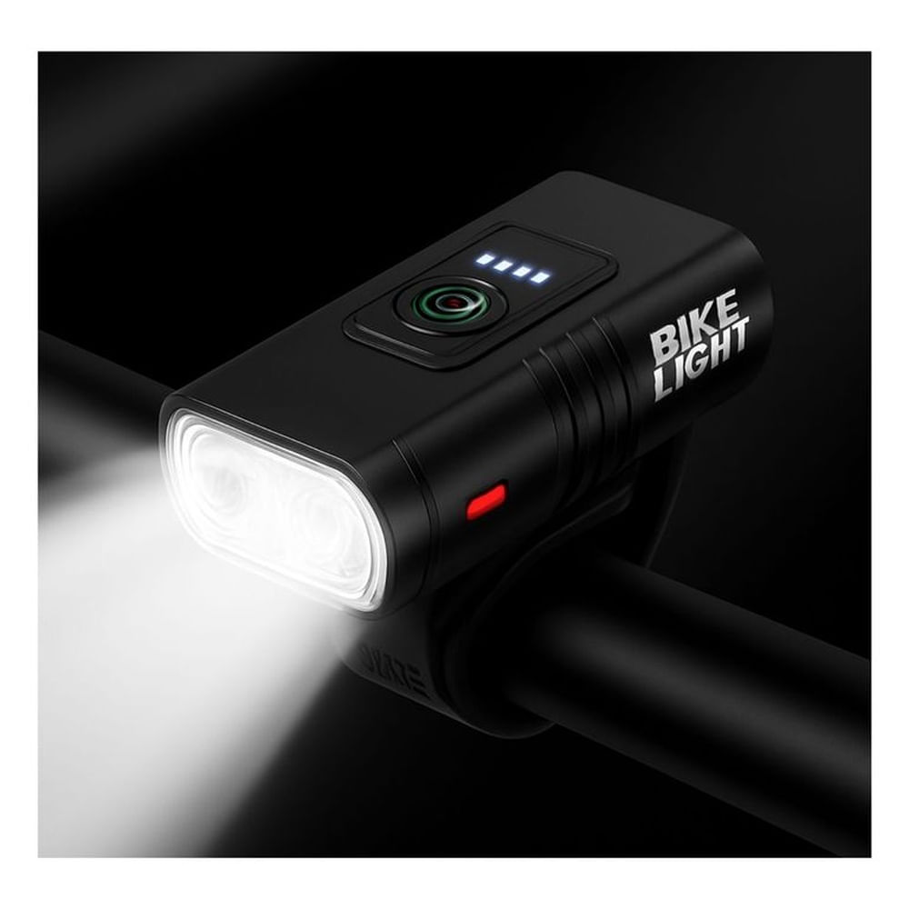 LAMPARA LED PARA VICICLETA DE ALTA POTENCIA RECARGABLE