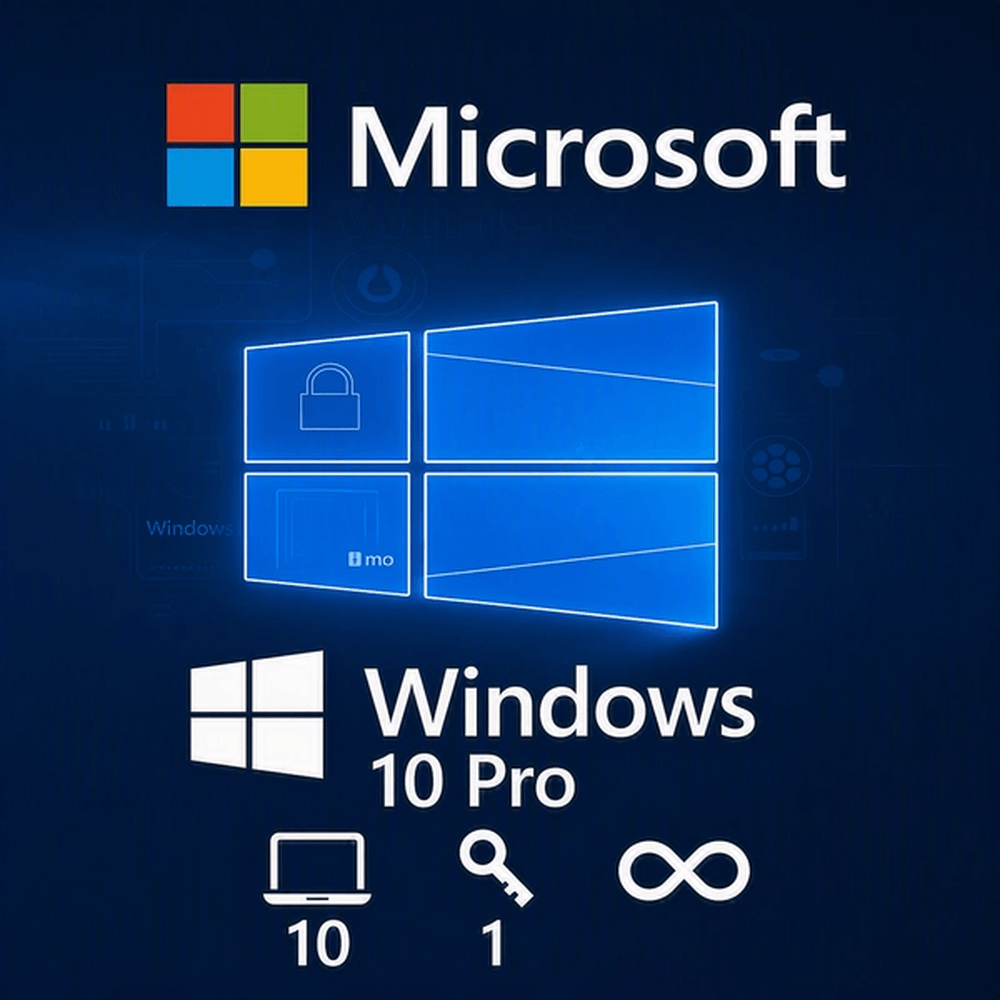 Licencia Digital para Microsoft Windows 10 Pro para 10 Dispositivos