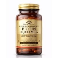 Biotina Solgar / Biotin 10000 MCG - 60 Cápsulas