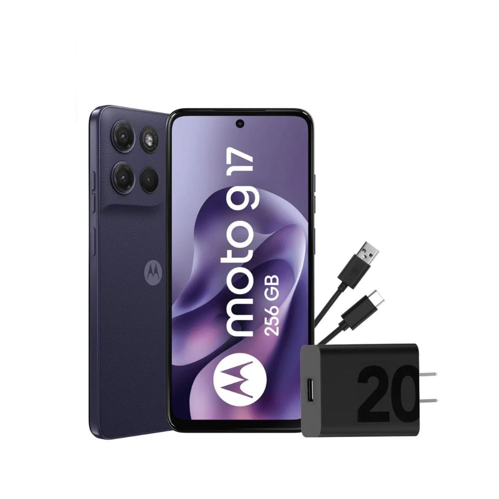 Celular Motorola G17 4GB RAM - 256GB ROM Azul
