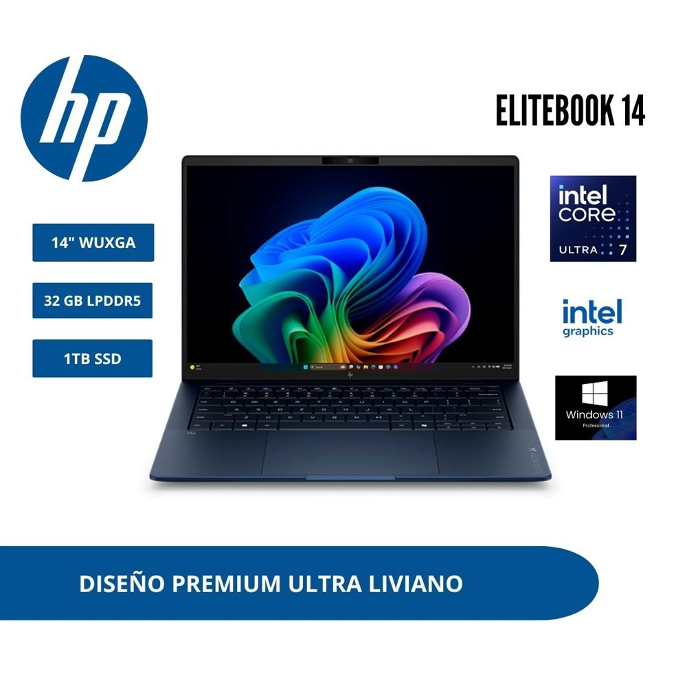 HP ELITEBOOK 14 INTEL CORE ULTRA 7 356H 32GB 1TB W11 PRO