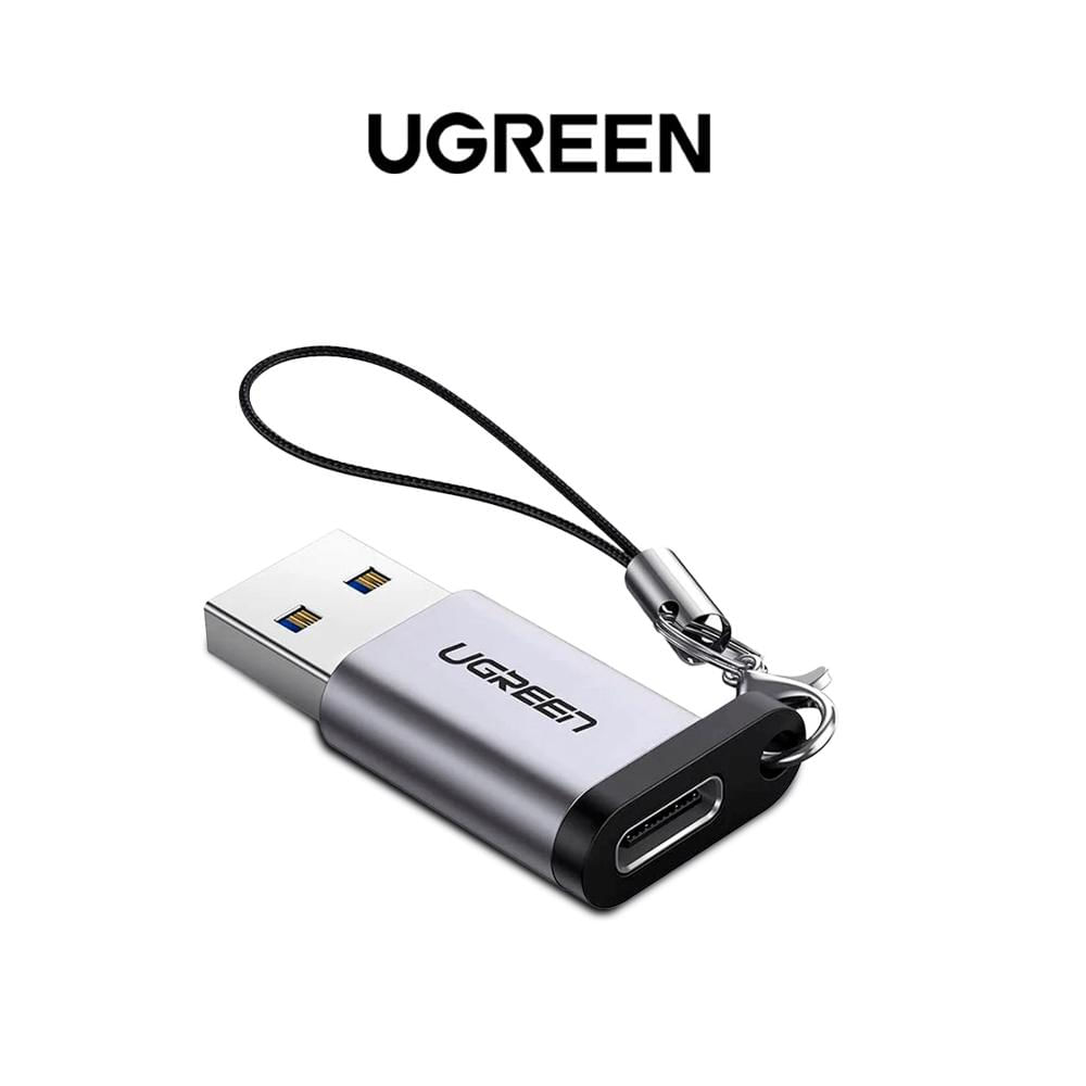 ADAPTADOR USB TIPO-C MACHO A USB-A HEMBRA 3.0 UGREEN
