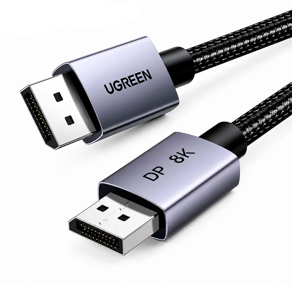 Cable DisplayPort a DisplayPort UGREEN 8K 60Hz 2 Metros Malla Trenzada DP 8K 25905