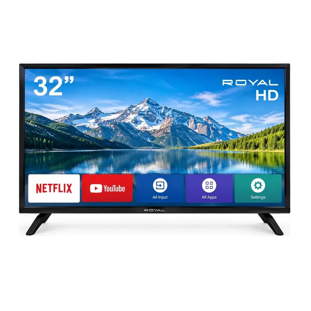 TELEVISOR LED SMART ROYAL BLUETOOTH HD 32 PULGADAS RY-32SB