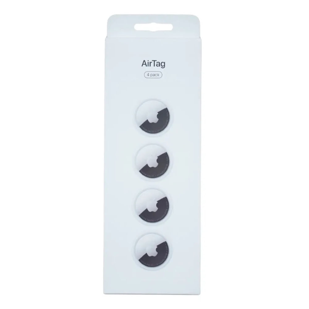 Rastreador GPS Apple AirTag x4 Original Blanco