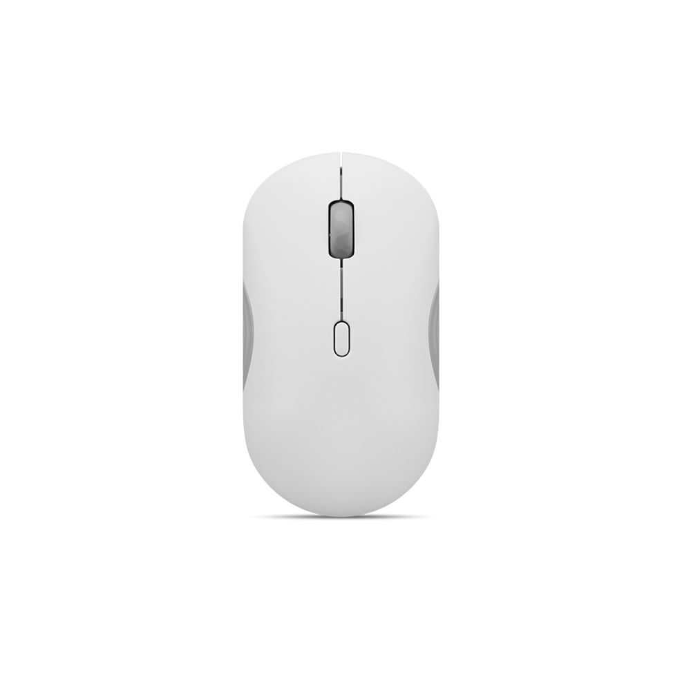 Mouse Lenovo 350 silencioso Interfaz Bluetooth Color Gris nube