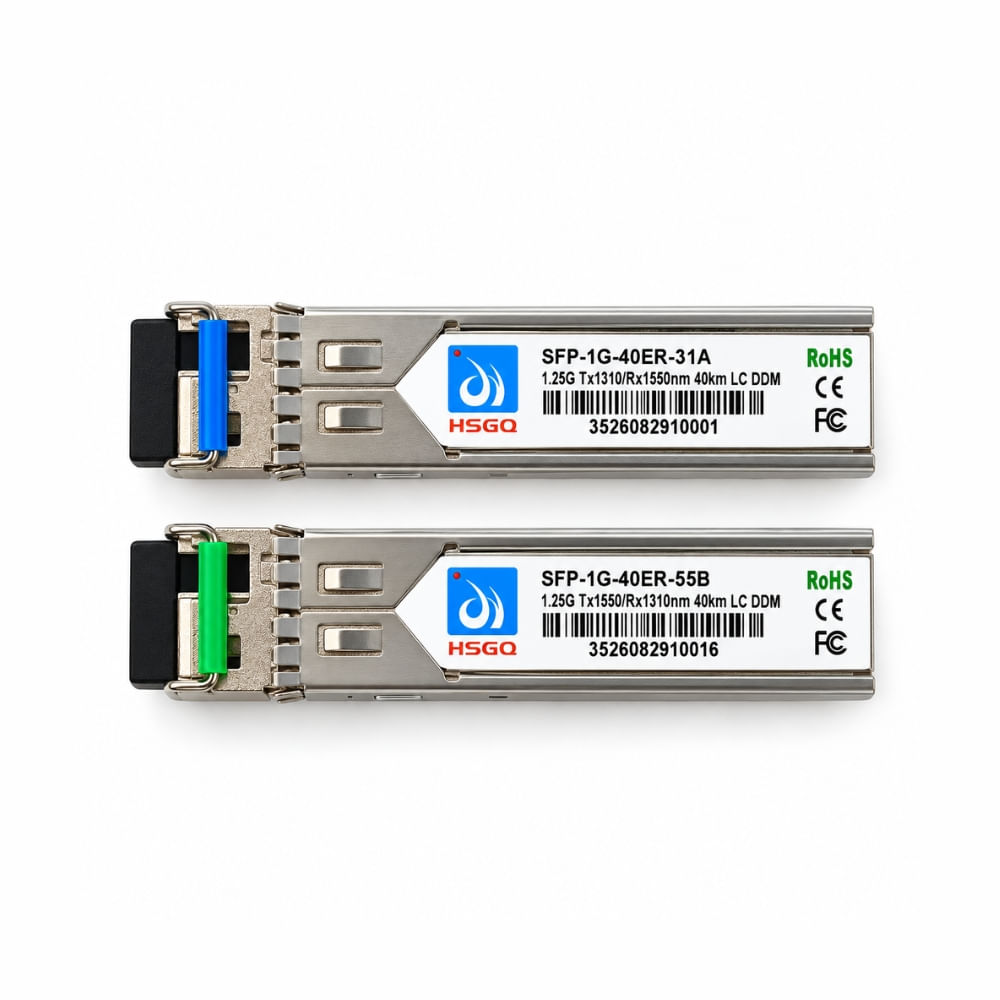 Módulo SFP 1G Bidireccional Bidi 40KM 1310 1550nm LC DDM
