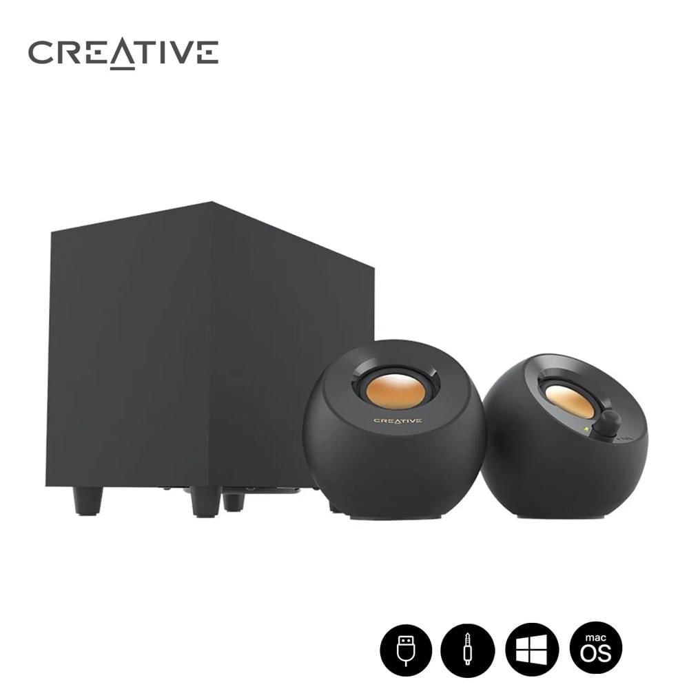 Parlante Creative Con Subwoofer Pebble 8W16W - MF0480