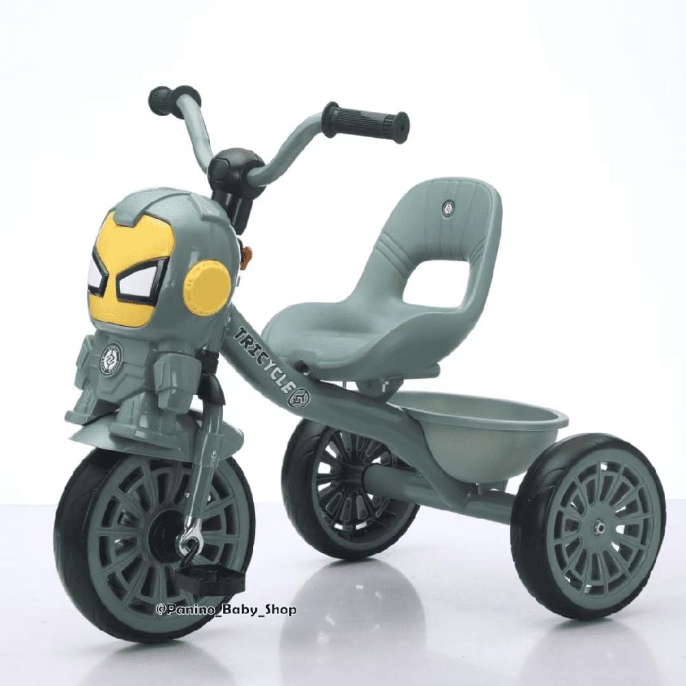 Triciclo Chavito Robot para Niños C sonidos y canasta -BOT- Verde BOT-002