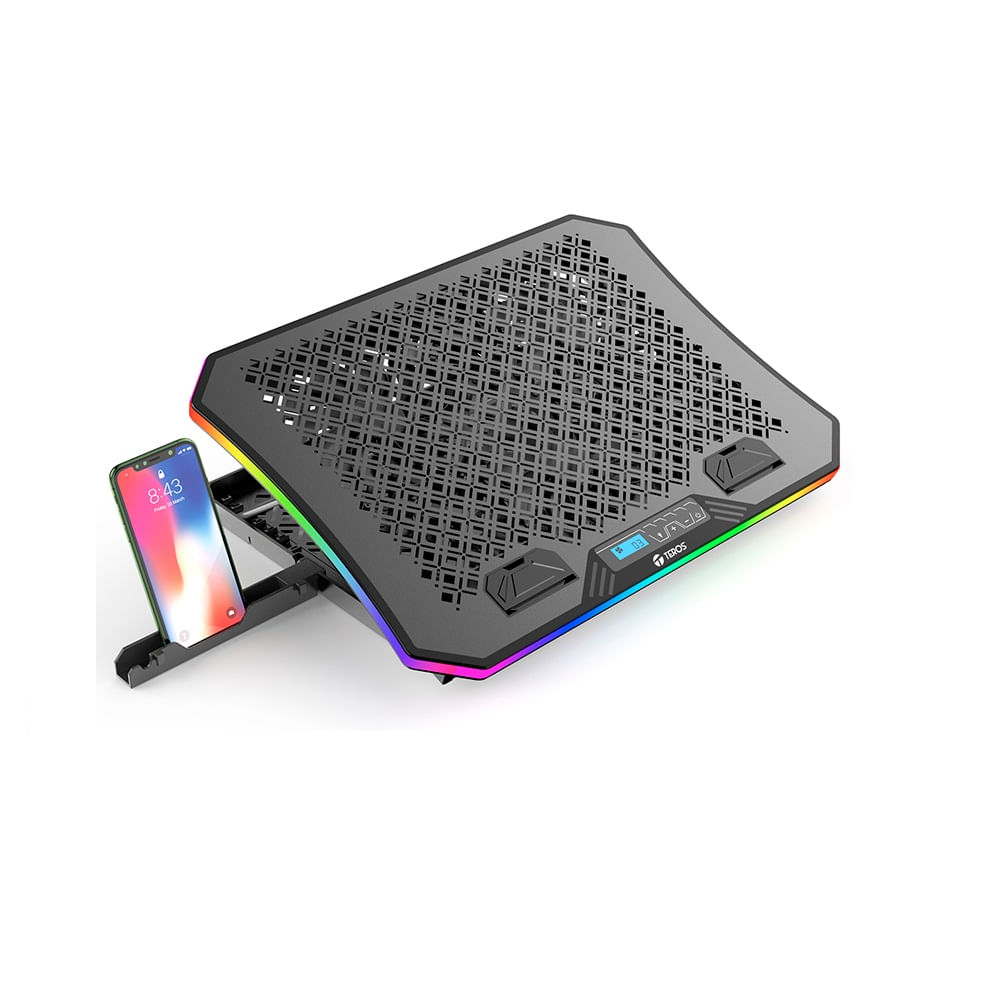 Cooler Teros TE-7130N TE7130N para Notebook de Hasta 19 Pulgadas 3 Fan de 11cm