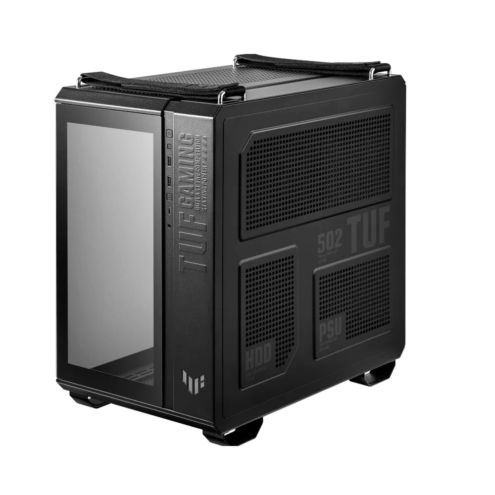 Case ASUS TUF Gaming GT502 Mid-Tower de doble camara (Dual Chamber) Negro