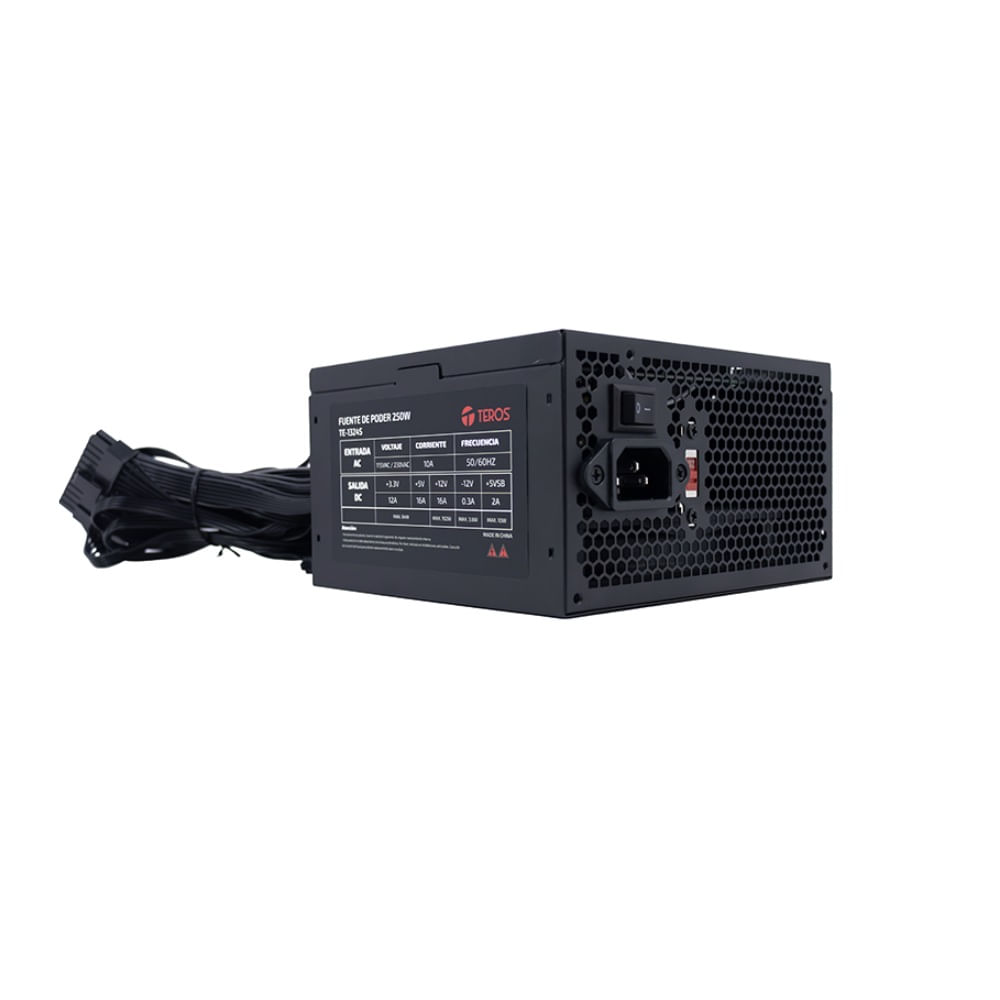 Fuente de alimentacion TEROS TE-1324S Formato ATX 250W 115V 230V