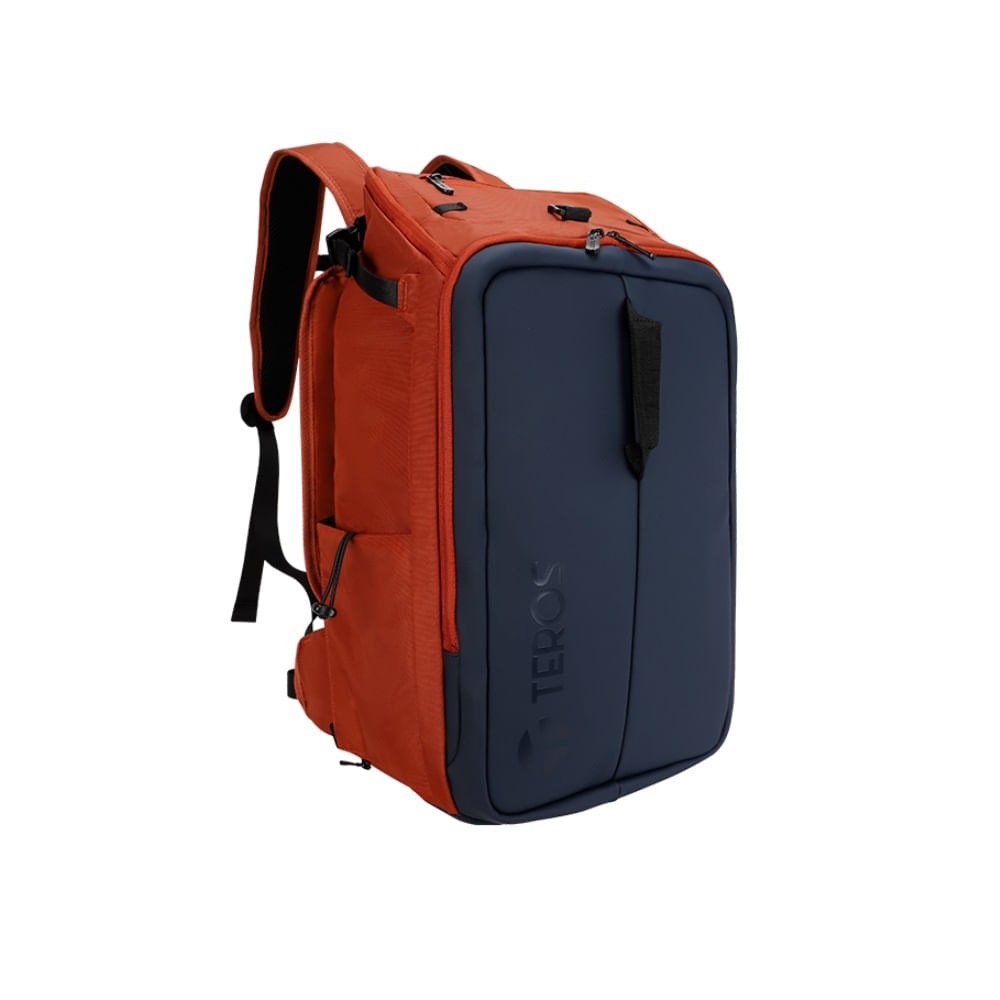 Mochila TEROS Alltracker TE-9053OB para Notebooks de hasta 15.6 Pulg Ocre-Azul
