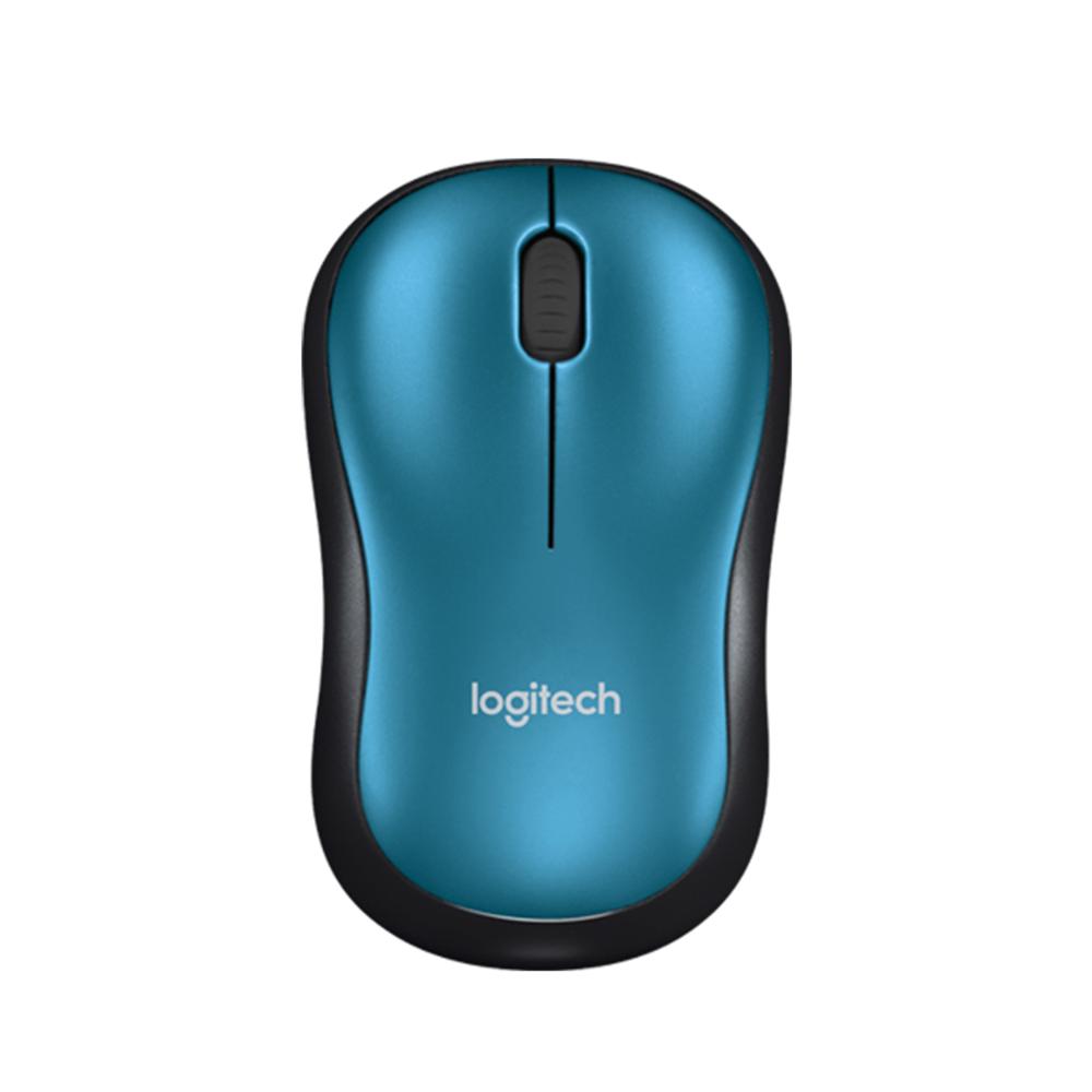 Mouse Inalambrico Logitech M185 Compacto Azul