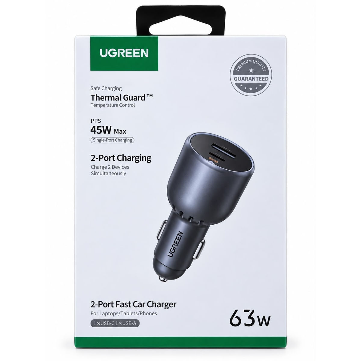 Cargador de Auto Ugreen 63w