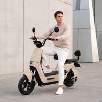 Bicimoto Eléctrica Futur Neoride Beige - Batería Extraíble