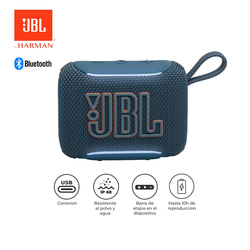 Parlante Bluetooth JBL Go 5 IP68 10Hrs Auracast Portátil Azul