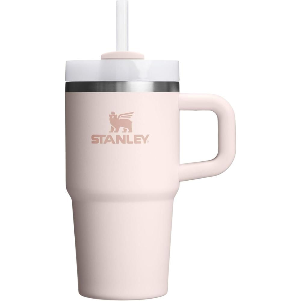 STANLEY QUENCHER H2.0 FLOWSTATE TUMBLER CON ASA Y SORBETE 20 OZ | ROSE QUARTZ 2.0