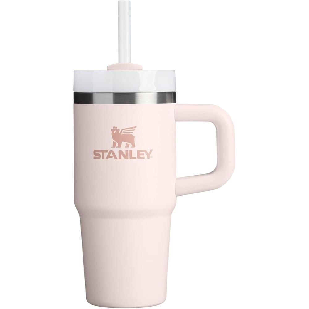 STANLEY QUENCHER H2.0 FLOWSTATE TUMBLER CON ASA Y SORBETE 14 OZ | ROSE QUARTZ 2.0