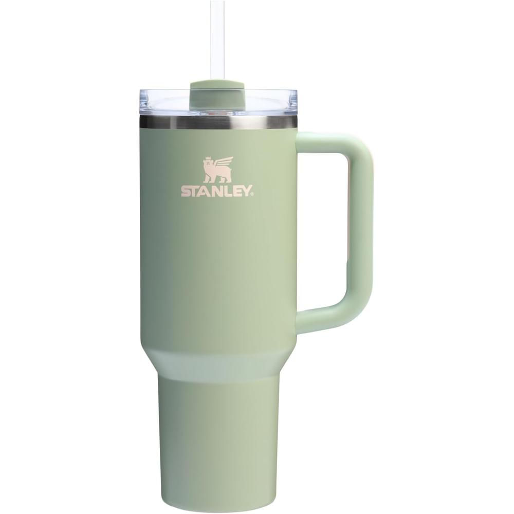 STANLEY QUENCHER H2.0 FLOWSTATE TUMBLER CON ASA Y SORBETE 40 OZ | LICHEN