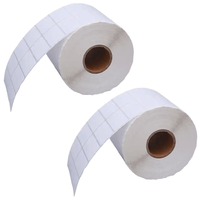 Rollo 3500 Etiquetas Adhesiva Termica 5x3cm 2 Col Pack 2 Rollos
