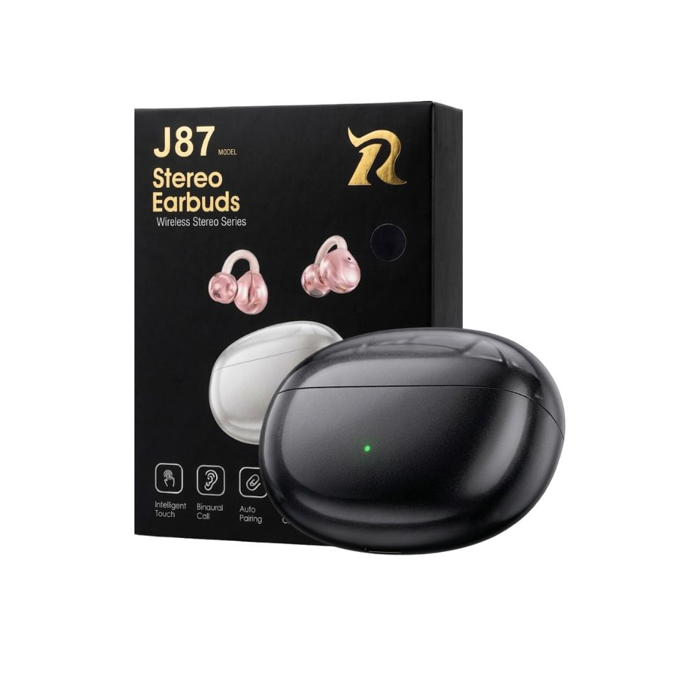 Auriculares Bluetooth J87 Tipo Arete Negro