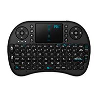 Mini Teclado Inalámbrico Airmouse Android Smart Tv Iluminado Negro