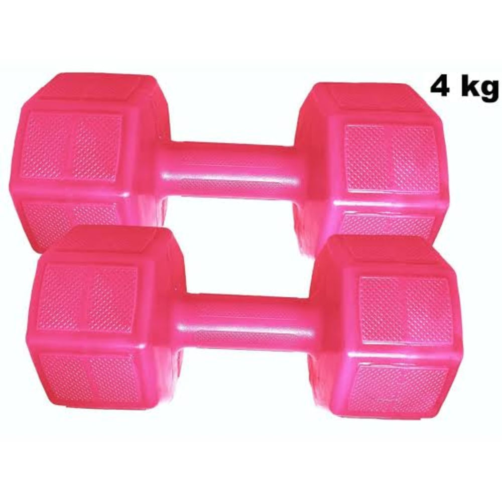 Pesas Mancuernas de 4Kilos Rosado