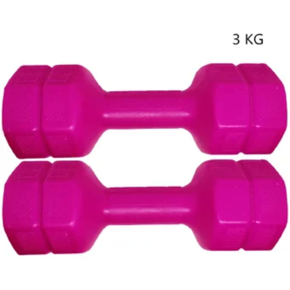 Pesas Mancuernas de 3Kilos Rosado