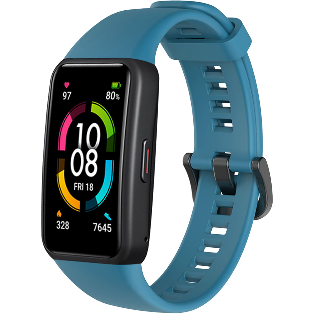 Correa para Huawei Honor Band 6 Color Entero Azul Roca - Promart