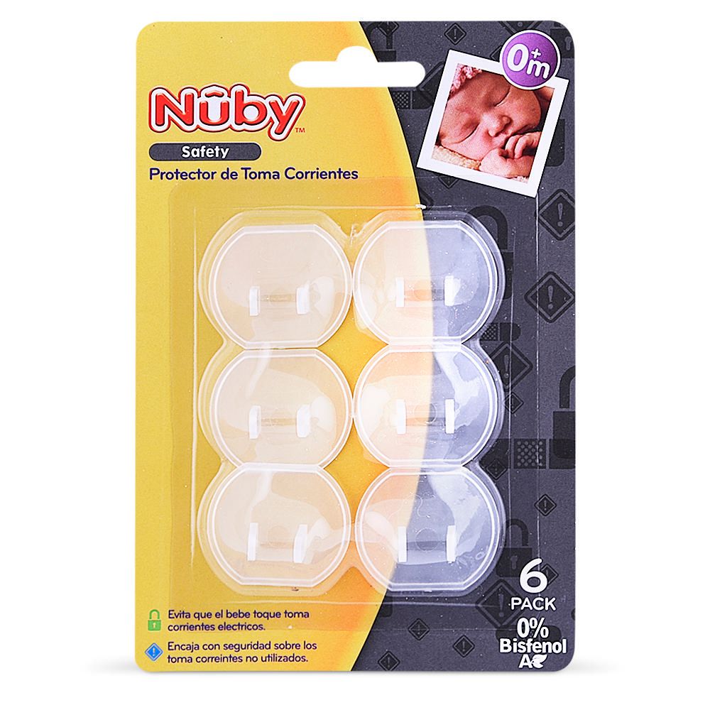 Nuby Protector De Toma Corriente Blanco