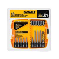 Set de Atornilladores Dewalt Modelo DW2174 de Acero Hexagonal con 18 Piezas