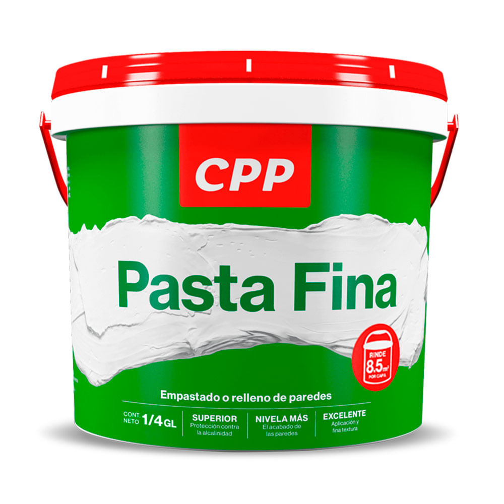 Pasta fina para muros Blanco 1/4 galón CPP
