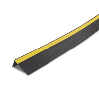 Perfil Esquinero PVC Pisopak Negro de 120 cm