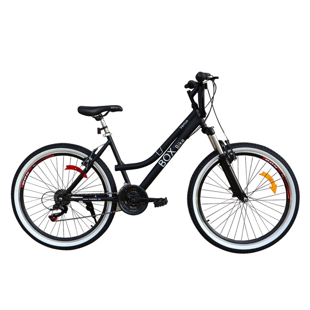 ciclo Premedicación Mimar Bicicleta Box Bike MTB Con Suspensión Delantera y Cambios Shimano Aro 26 -  Negro - Promart