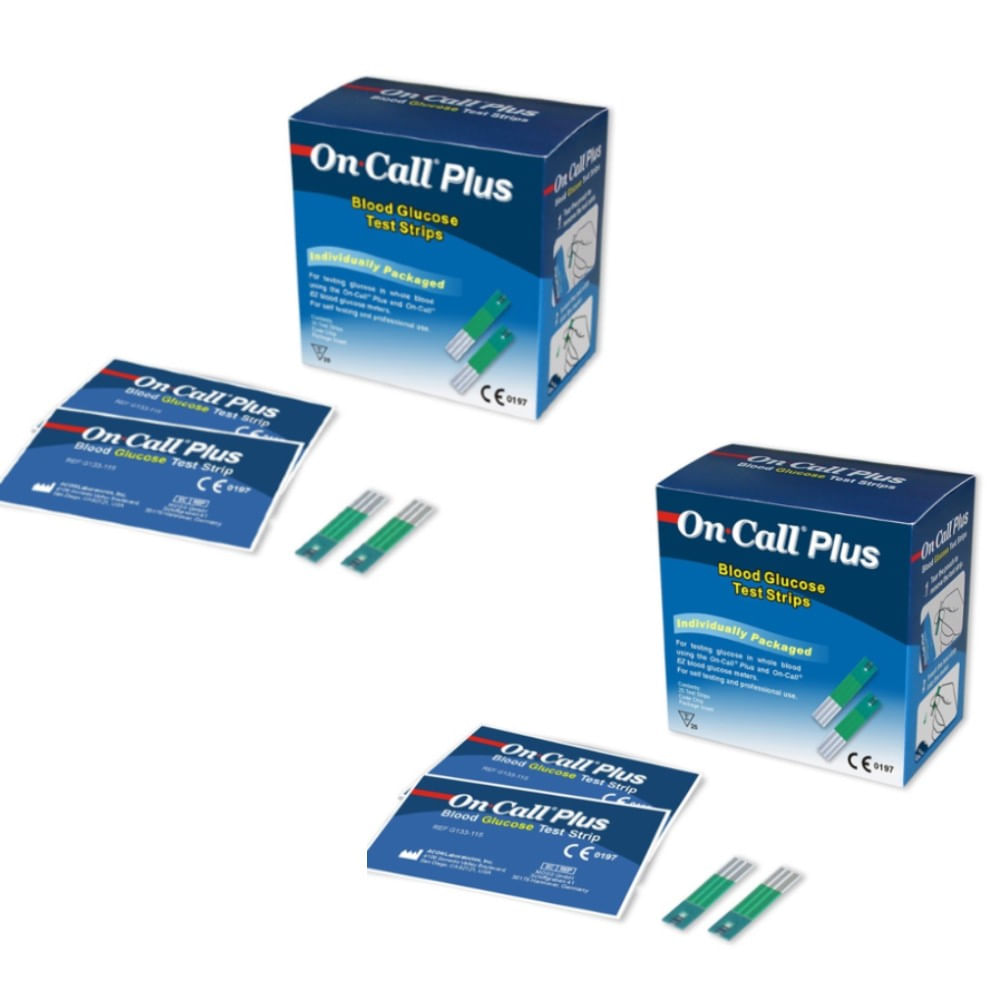 Tiras Reactivas Glucosa On Call Plus 50 Tiras