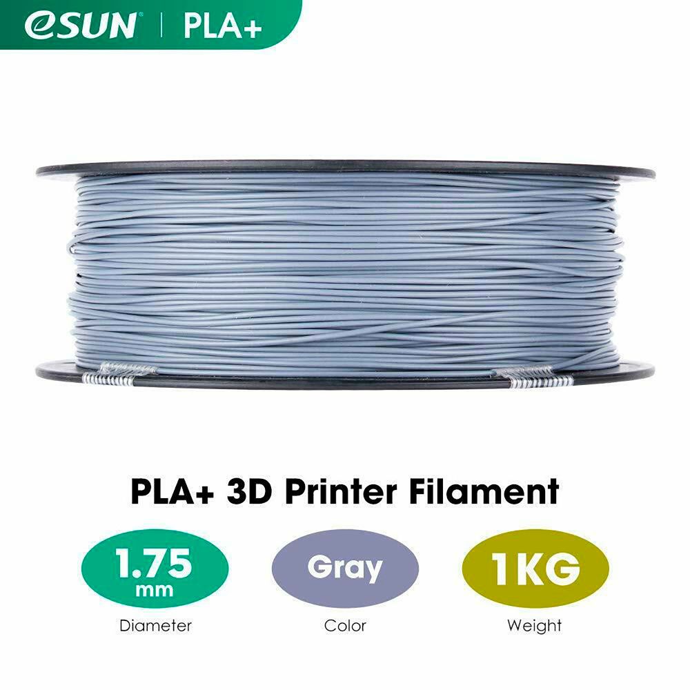 Filamento Impresora 3D PLA+ 1.75mm 1kg Esun Negro - Promart