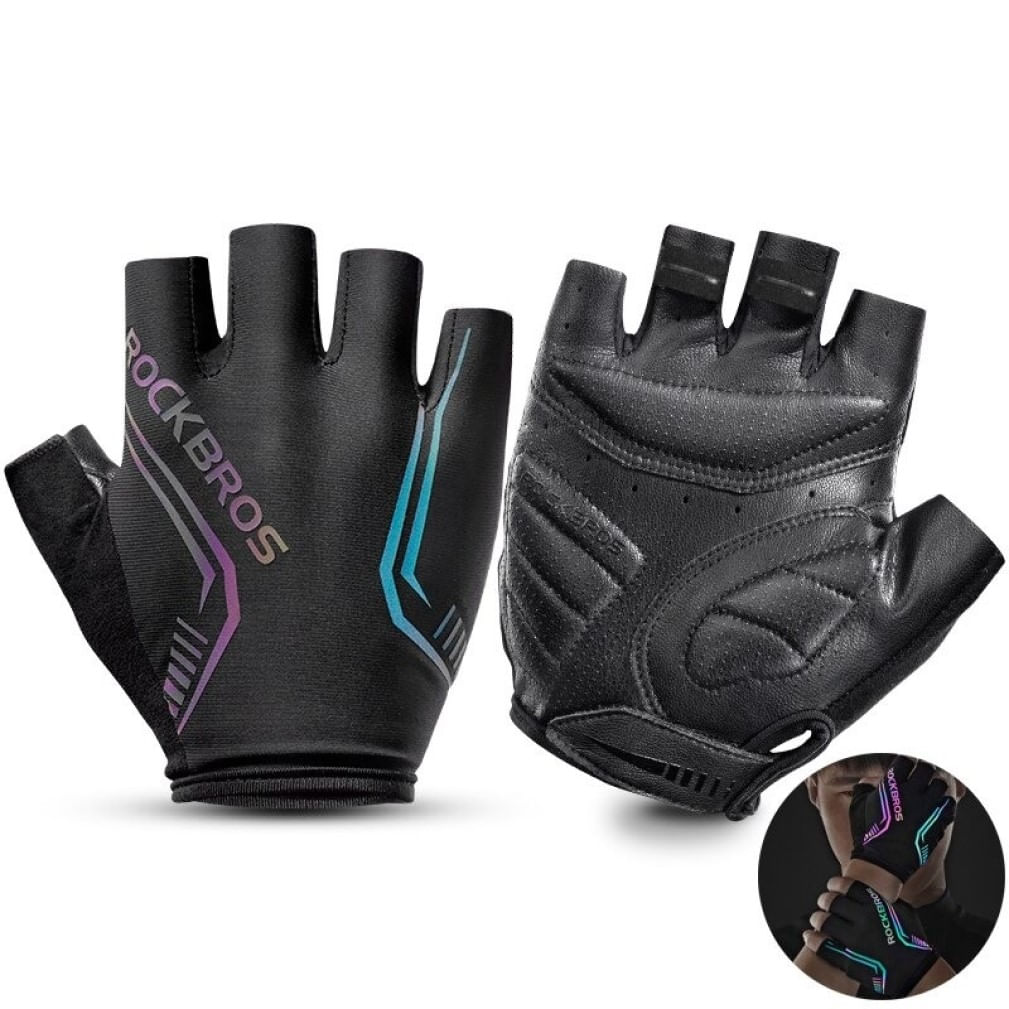 Guantes Deportivos Rockbros S251 Reflectantes
