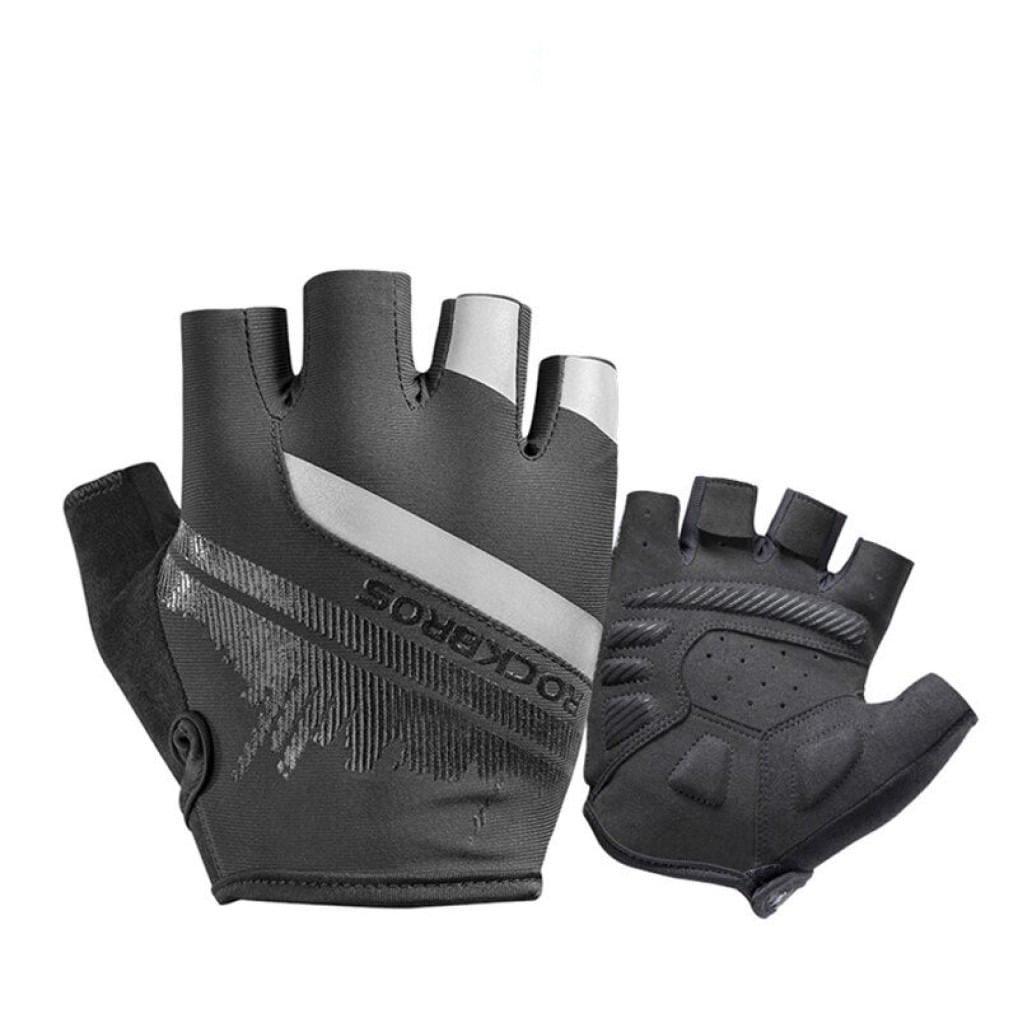 Guantes Deportivos Rockbros S247 Reflectantes Ciclismo Moto