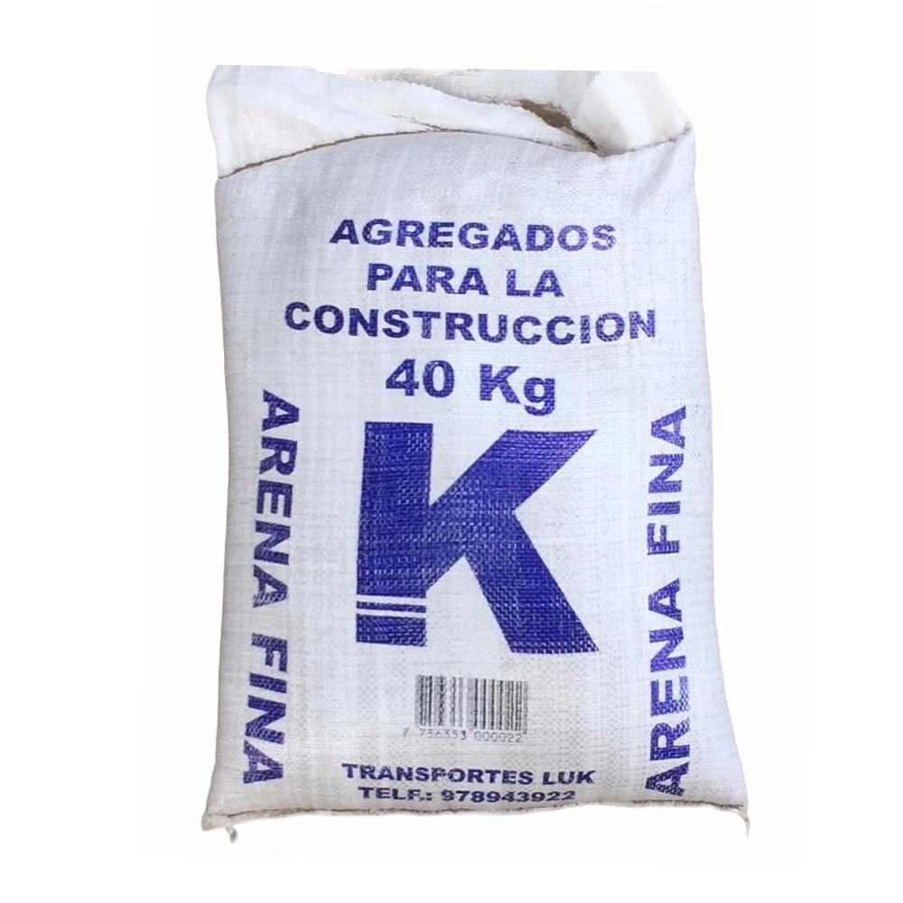 Arena Fina Saco 40kg Luk