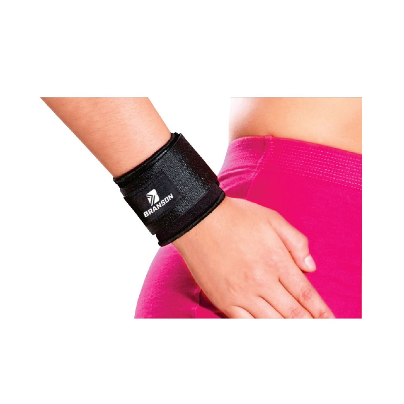 Muñequera Corta Branson Negro Talla L