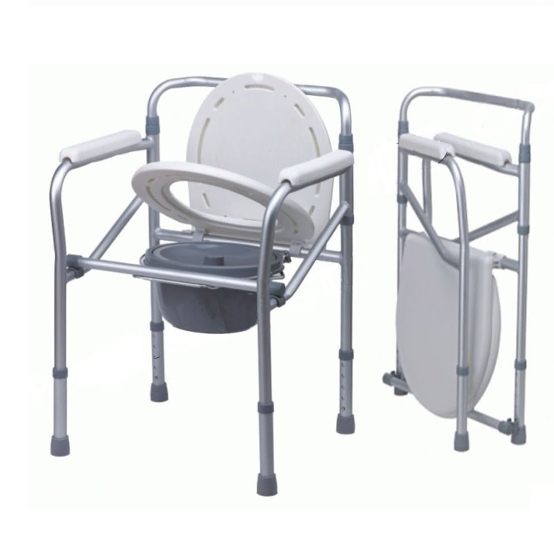 Silla Sanitaria Baño Portátil Aluminio