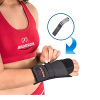 Muñequera Bilateral Branson Negro Talla L