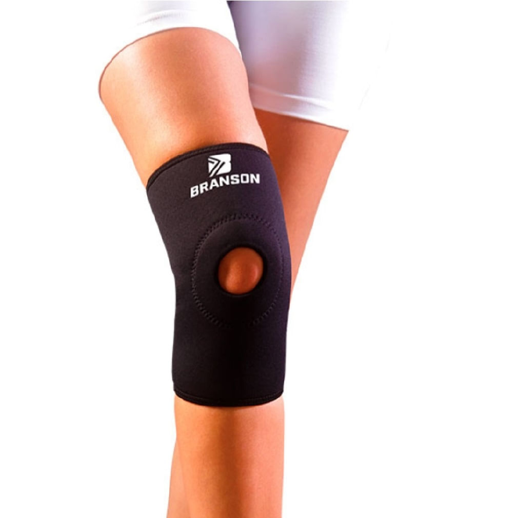 Rodillera con Abertura Branson Negro Talla M