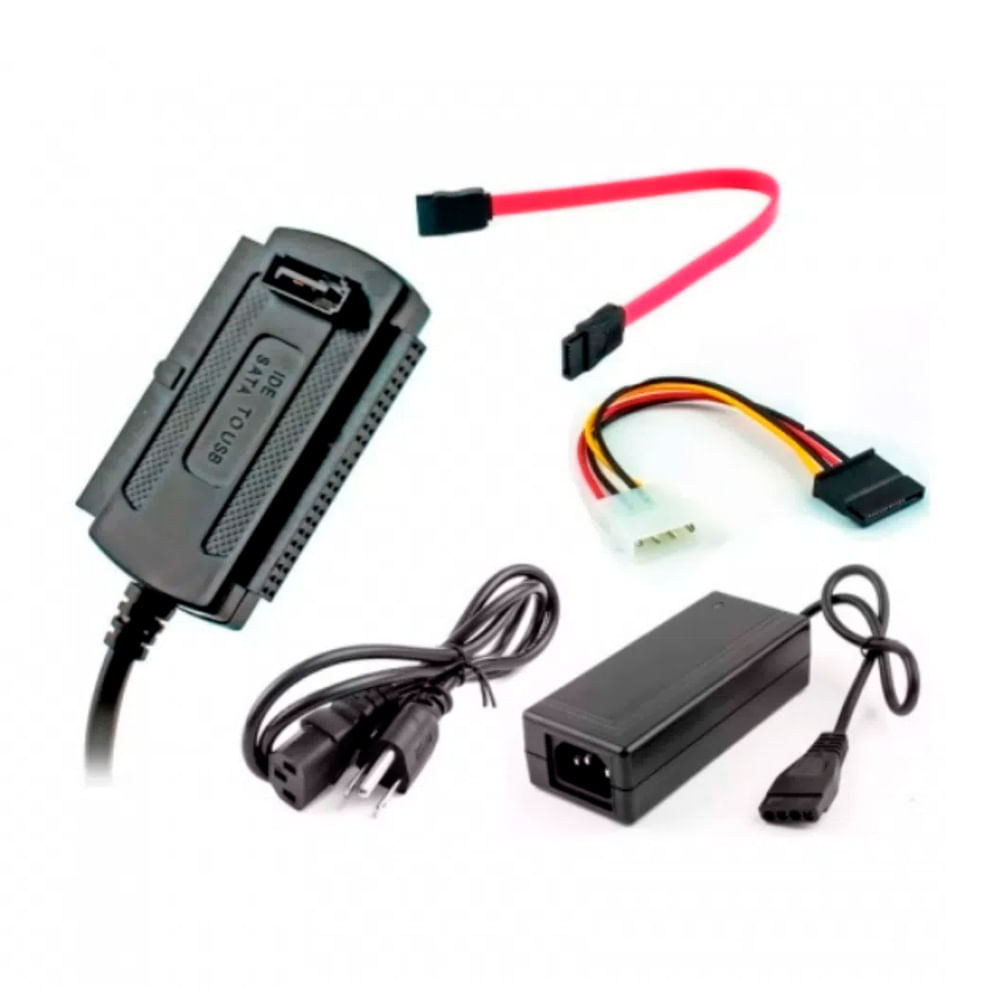 Adaptador de Disco IDE SATA 2.5 -3.5 a USB Fuente | Promart - Promart