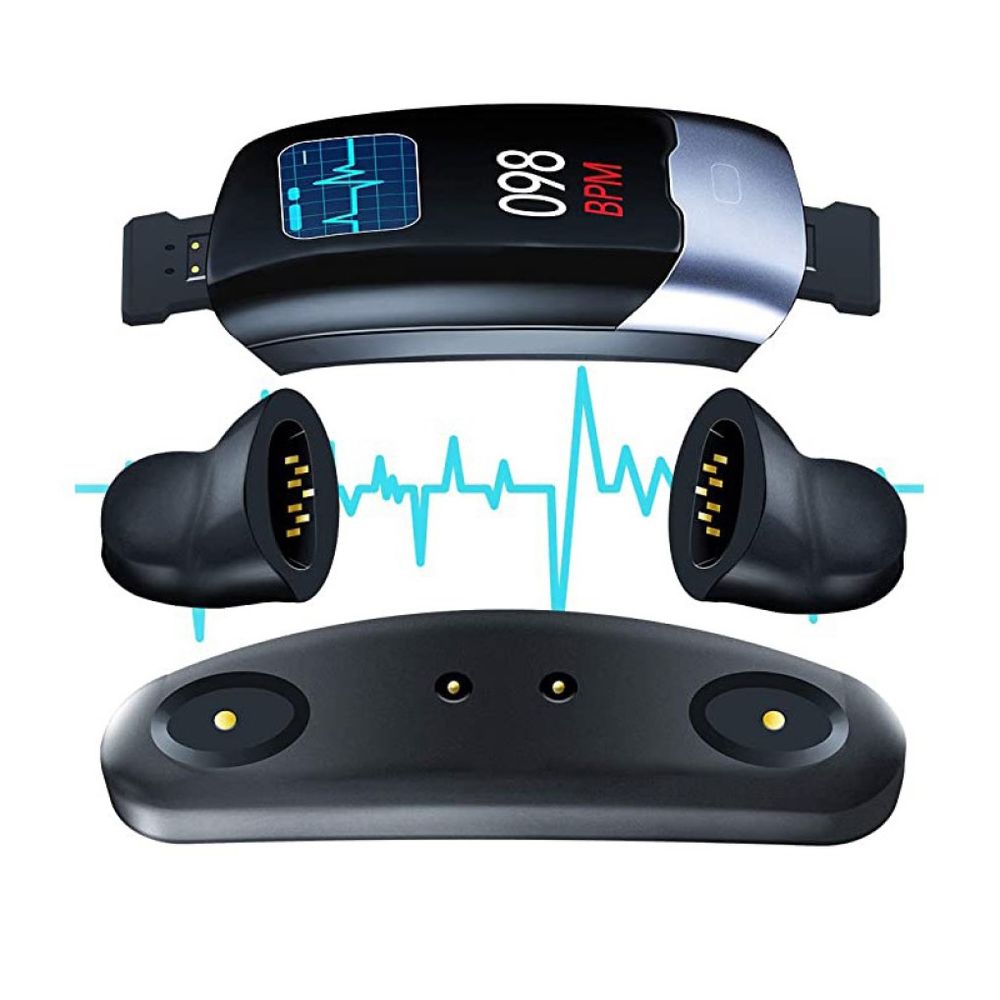 Pulsera Inteligente Amazfit Band 5 Oximetro Negro Medianoche Band 5 |  Bodega Aurrera en línea